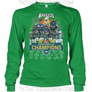 2024 2025 Super Bowl LIX Champions Philadelphia Eagles T-Shirt