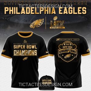 2024 Super Bowl LIX Champions Philadelphia Eagles T-Shirt