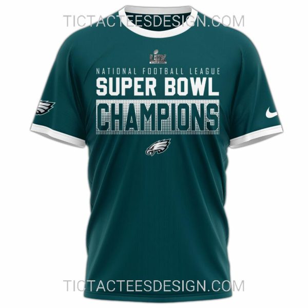 2024 Super Bowl LIX Champions Philadelphia Eagles T-Shirt