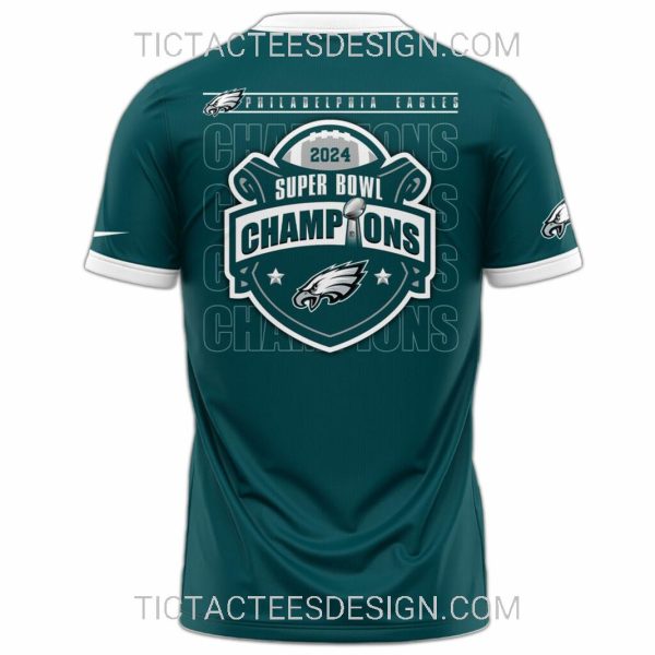 2024 Super Bowl LIX Champions Philadelphia Eagles T-Shirt