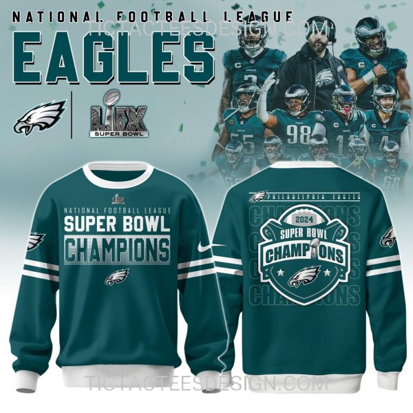 2024 Super Bowl LIX Champions Philadelphia Eagles T-Shirt