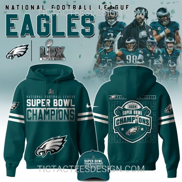 2024 Super Bowl LIX Champions Philadelphia Eagles T-Shirt