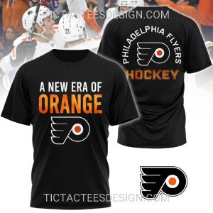 A New Era Of Orange Philadelphia Flyers Hockey Hoodie