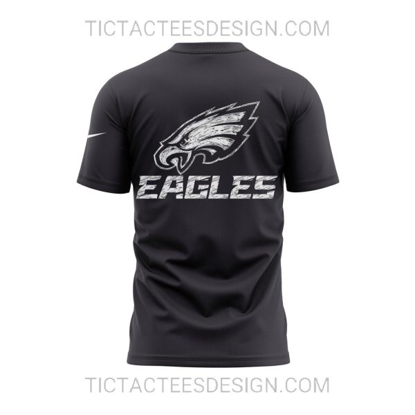 Anthracite Philadelphia Eagles Super Bowl LIX Champions Locker Room Trophy Collection T-shirt