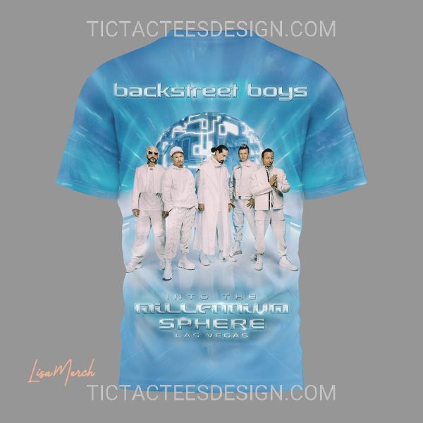 Backstreet Boys Into the Millennium Sphere 2025 Tour 3D Shirt