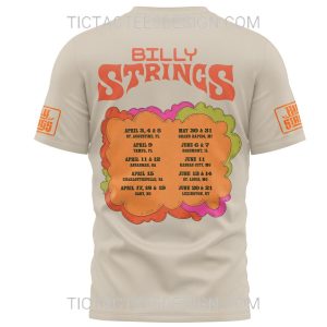 Billy Strings Spring Tour 2025 3D Shirt