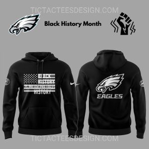 Black History Is Philadelphia Eagles History T-Shirt