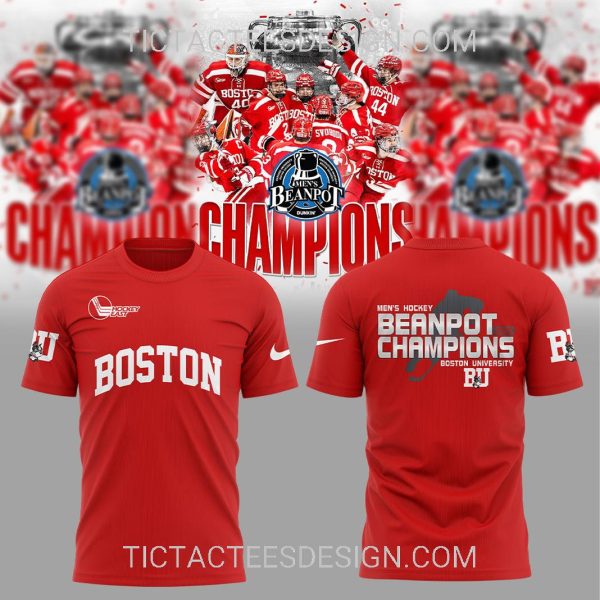 Boston University Men’s Ice Hockey BEANPOT Champion T-Shirt