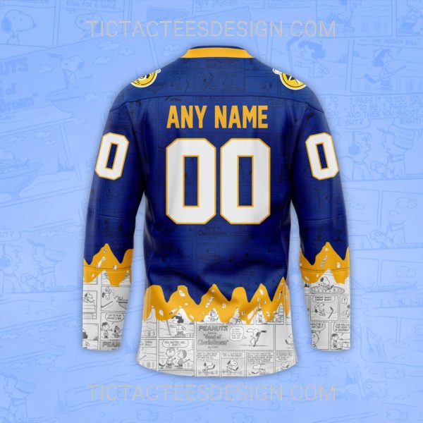 Buffalo Sabres 75th Anniversary of Peanuts Jersey