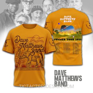 Dave Matthews Band Summer Tour 2025 3D Shirt