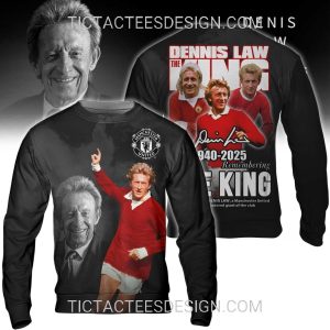 Dennis Law 1940 – 2025 Remembering The King T-Shirt