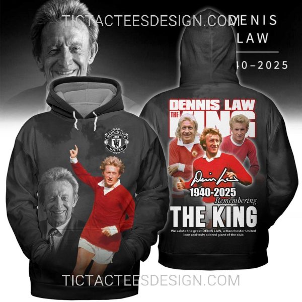 Dennis Law 1940 – 2025 Remembering The King T-Shirt