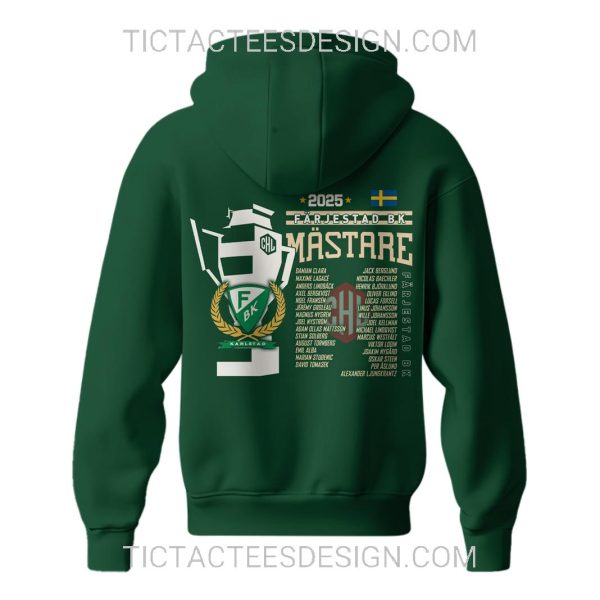 Farjestad BK CHL 2025 Champions Hoodie