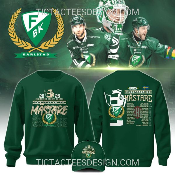 Farjestad BK CHL 2025 Champions Hoodie