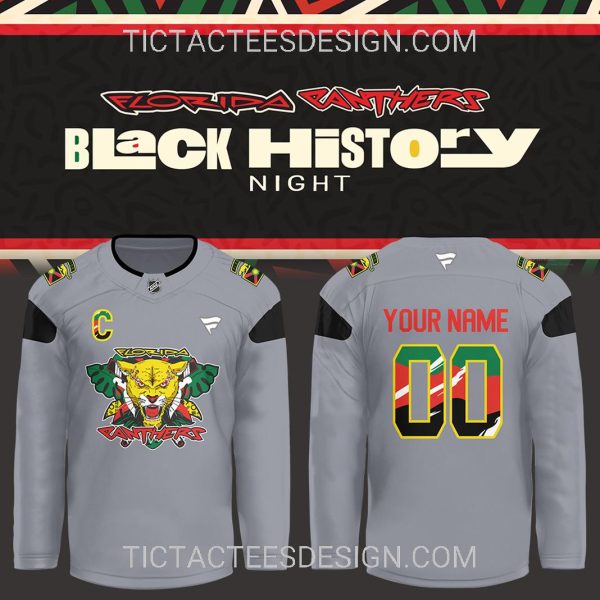 Florida Panthers 2025 Black History Month Jersey