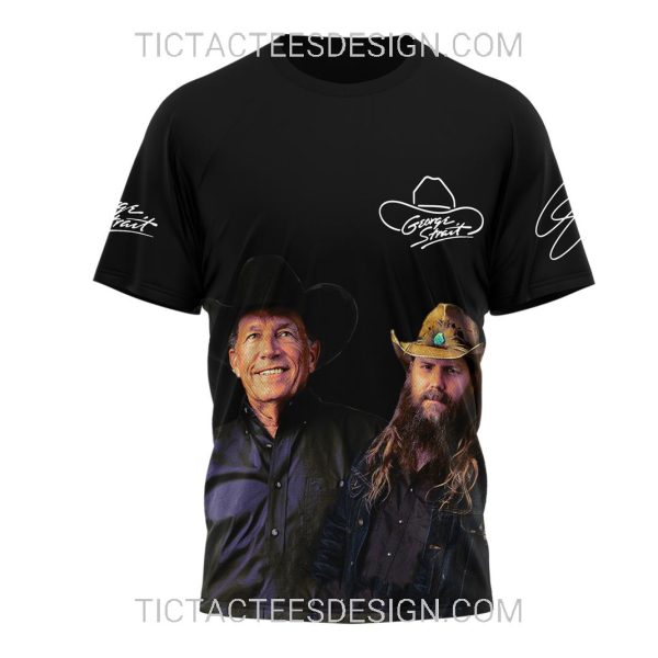 George Strait & Chris Stapleton Extend Run of Stadium Shows 2025 3D Shirt