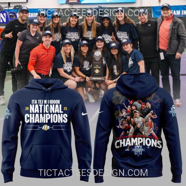 Georgia Bulldogs Women’s Tennis NCAA 2025 ITA Champions Hoodie