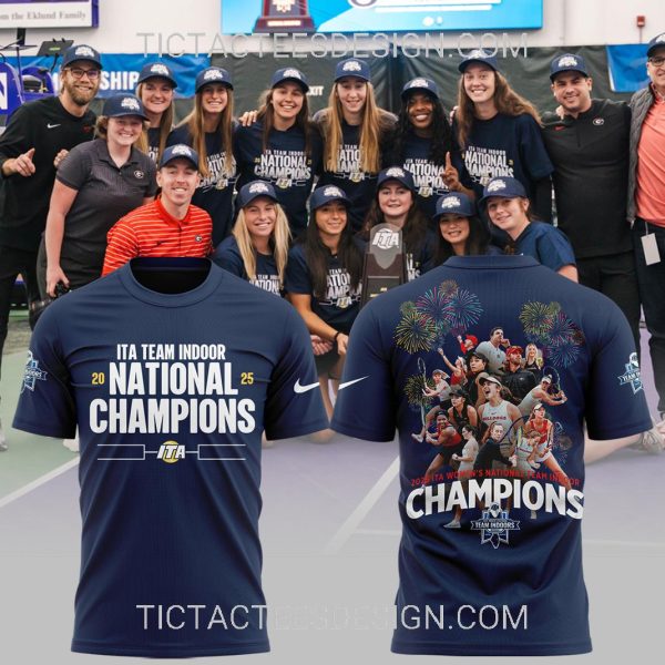 Georgia Bulldogs Women’s Tennis NCAA 2025 ITA Champions Hoodie