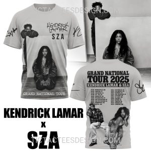 Grand National Tour 2025 Kendrick Lamar X SZA 3D Shirt