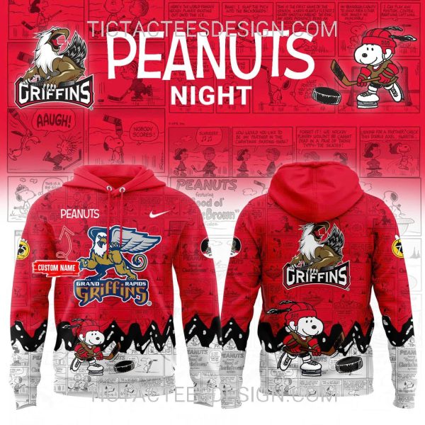 Grand Rapids Griffins 75th Anniversary of Peanuts Hoodie