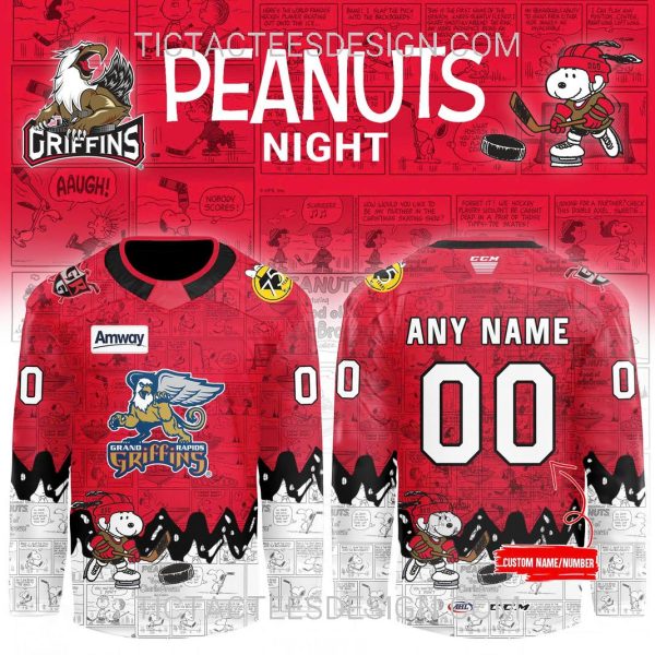 Grand Rapids Griffins 75th Anniversary of Peanuts Hoodie