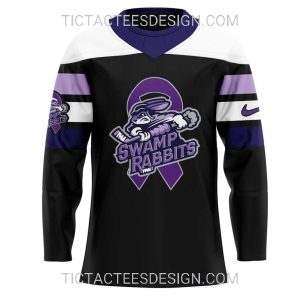 Greenville Swamp Rabbits Fight Cancer Night Jersey