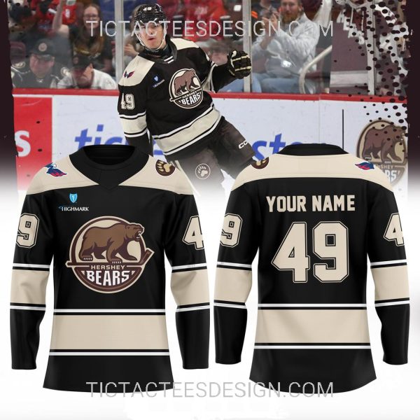 Hershey Bears Brown Uniform Jersey