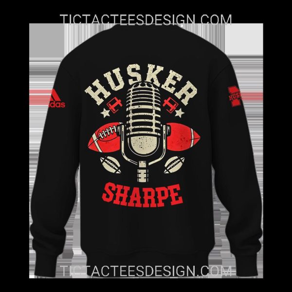 Honoring The Legend Greg Sharpe Voice of the Huskers Hoodie