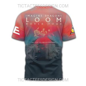 Imagine Dragons Loom World Tour 2025 3D Shirt