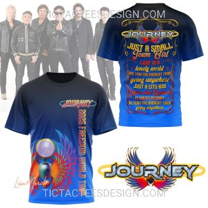 Journey 2025 Freedom World Tour 3D Shirt