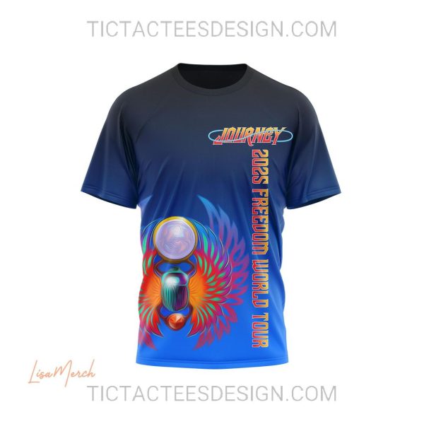 Journey 2025 Freedom World Tour 3D Shirt