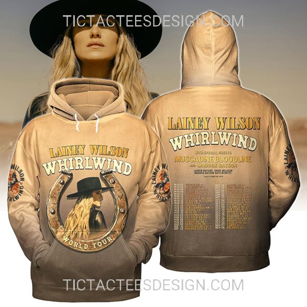 Lainey Wilson Whirlwind World Tour 2025 3D Shirt