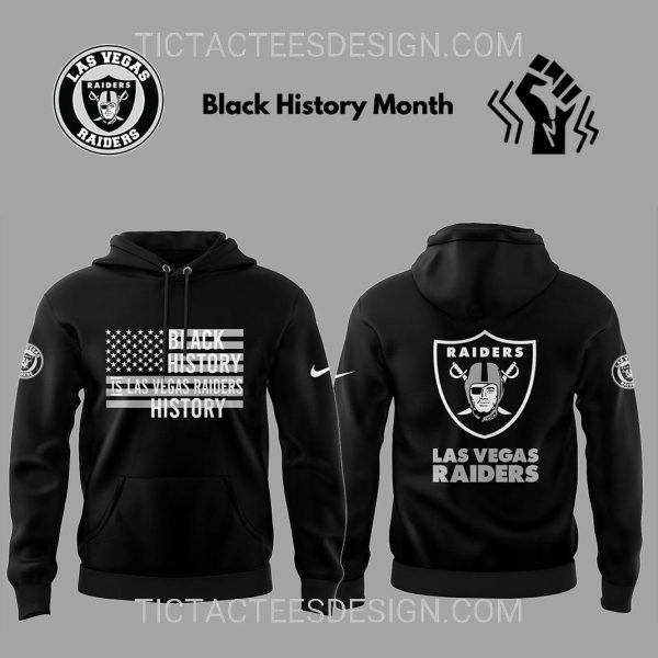 Las Vegas Raiders Celebrate Black History Month 2025 Hoodie