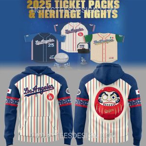 Los Angeles Dodger X Chiikawa 2025 Hoodie – Blue