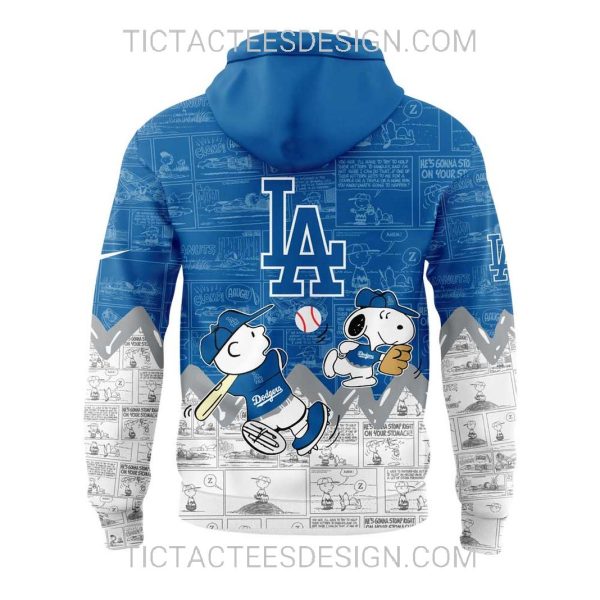 Los Angeles Dodgers 75th Anniversary of Peanuts Hoodie