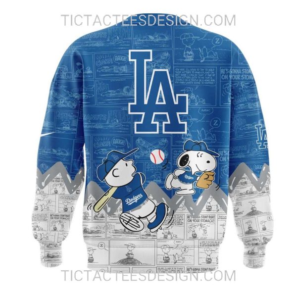 Los Angeles Dodgers 75th Anniversary of Peanuts Hoodie