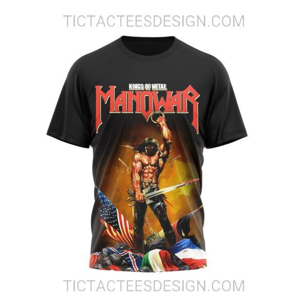 Manowar The Blood of My Enemies Tour 2025 3D Shirt