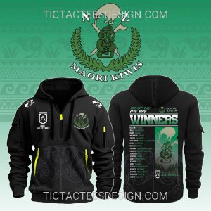 Maori Kiwis All Stars Winner List Team 2025 Quarter Zip Hoodie