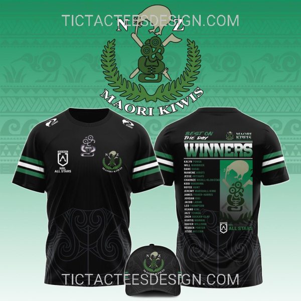 Maori Kiwis All Stars Winner List Team 2025 T-Shirt