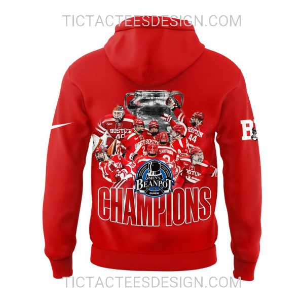 Men’s Hockey Beanpot Champions Boston University Hoodie