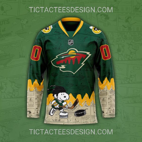 Minnesota Wild 75th Anniversary of Peanuts Jersey