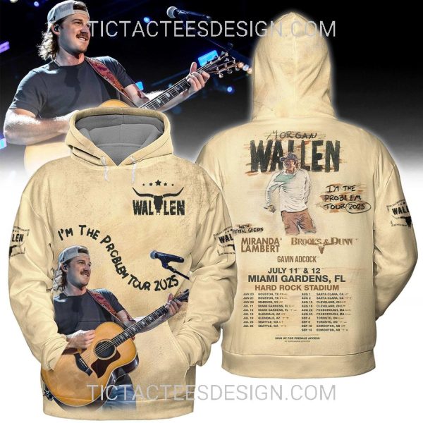 Morgan Wallen I’m The Problem Tour 2025 3D Shirt