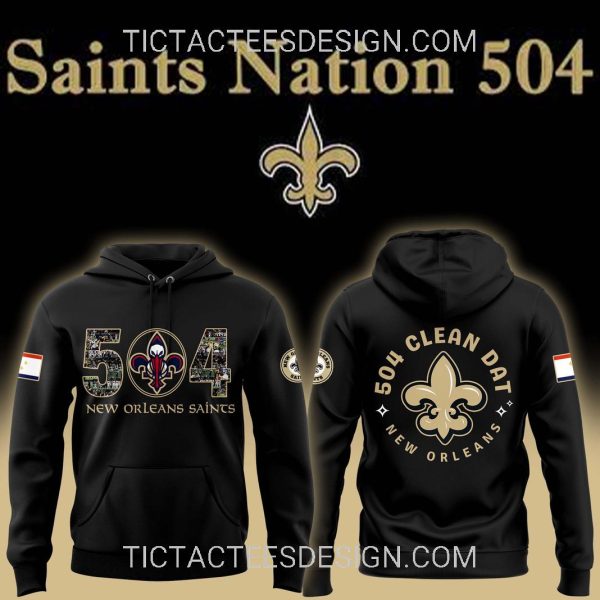 New Orleans Saints 504 Day Hoodie