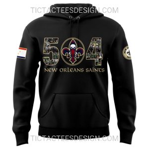 New Orleans Saints 504 Day Hoodie