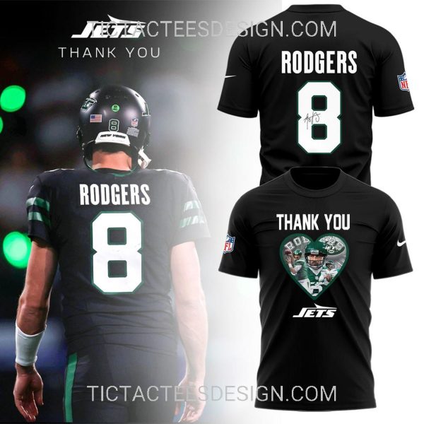 New York Jets Thank You, Rodgers Hoodie