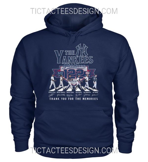 New York Yankees 122nd Anniversary 1903 – 2025 Thank You For The Memories T-Shirt