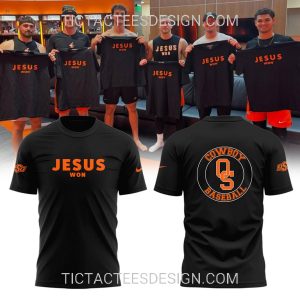 OSU Cowboy Baseball Jesus Won T-Shirt