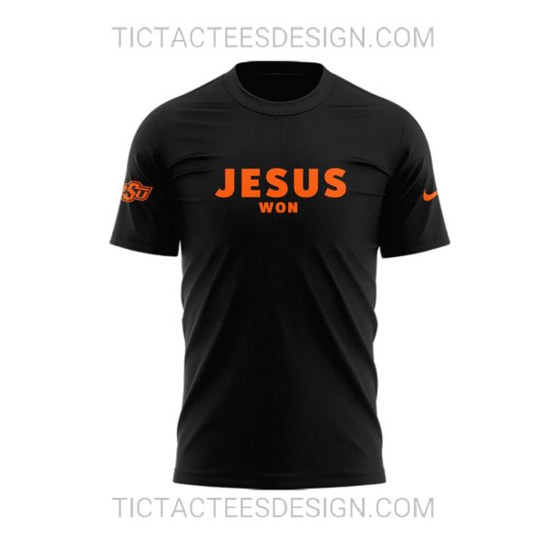 OSU Cowboy Baseball Jesus Won T-Shirt