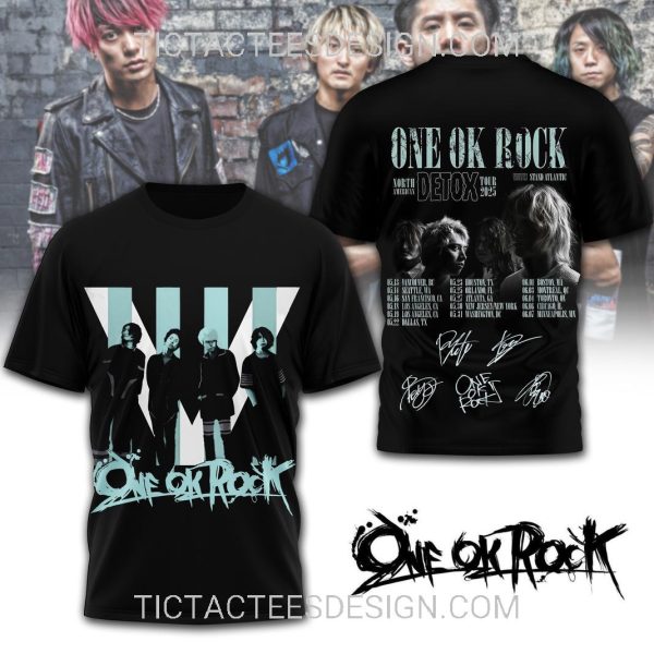 One Ok Rock DETOX North American Tour 2025 3D Shirt