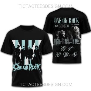 One Ok Rock DETOX North American Tour 2025 3D Shirt